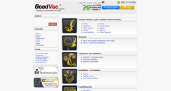 Desktop Screenshot of goodvac.com